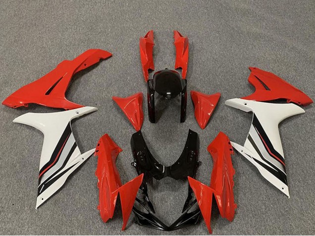 2011-2024 Red White Black Suzuki GSXR 600 / GSXR 750 Motorcycle Fairings Canada