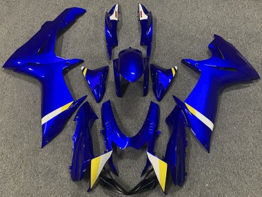 2011-2024 Blue White Yellow Suzuki GSXR 600 / GSXR 750 Abs Motorcycle Fairings Canada