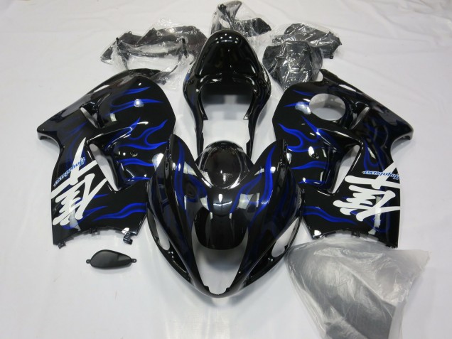 1997-2007 Blue Swirl Suzuki GSXR 1300 Motorcycle Fairings Canada