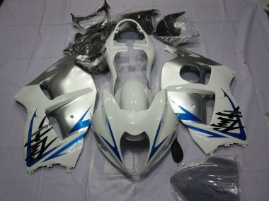 1997-2007 White Silver Blue Suzuki GSXR 1300 Motorcycle Fairings Canada