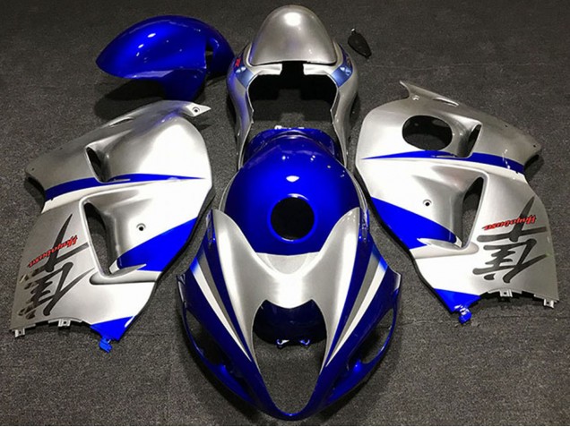 1997-2007 Silver Blue Suzuki GSXR 1300 Motorcycle Fairings Canada