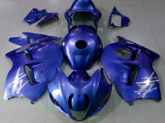 1997-2007 Glossy Blue Silver Logo Suzuki GSXR 1300 Motorcycle Fairings Canada