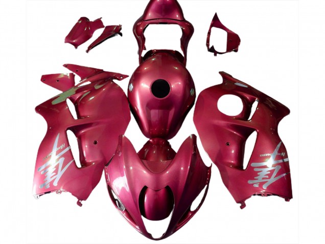 1997-2007 Glossy Red Silver Logo Suzuki GSXR 1300 Motorcycle Fairings Canada