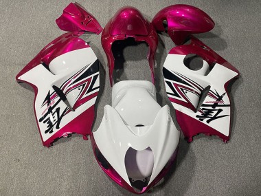 1997-2007 Glossy White Pink Suzuki GSXR 1300 Motorcycle Fairings Canada