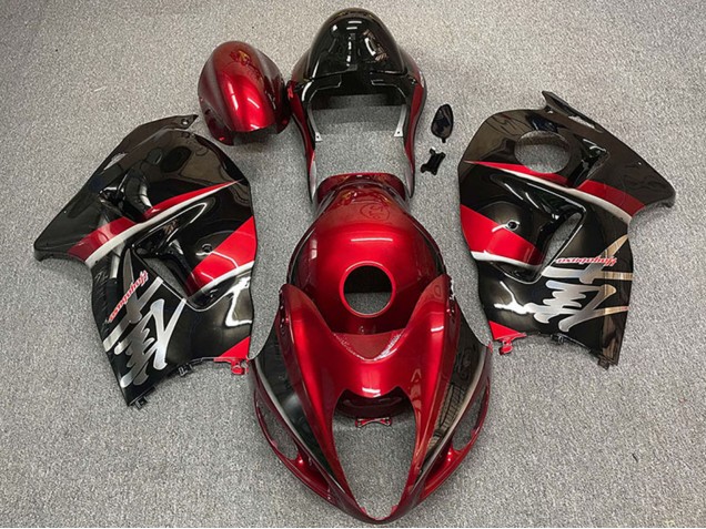 1997-2007 Maroon Red Black Style Suzuki GSXR 1300 Motorcycle Fairings Canada
