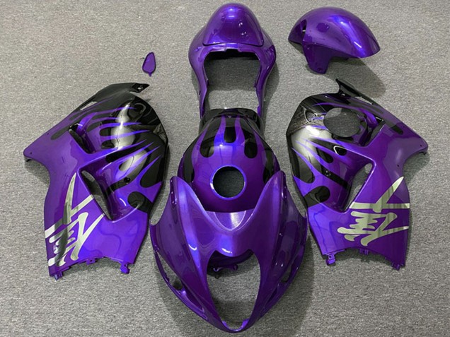 1997-2007 Purple and Black Suzuki GSXR 1300 Motorcycle Fairings Canada