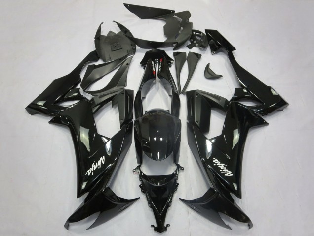 2008-2010 Glossy Black Matte Black White Decal Kawasaki ZX10R Motorcycle Fairings Canada