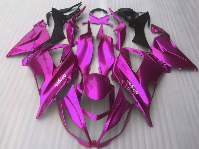 2016-2019 Glossy Candy Pink Kawasaki ZX10R Motorcycle Fairings Canada
