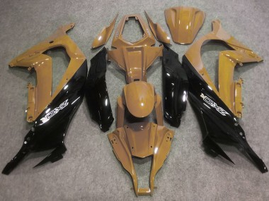 2016-2019 Desert Tan Glossy Black Kawasaki ZX10R Motorcycle Fairings Canada