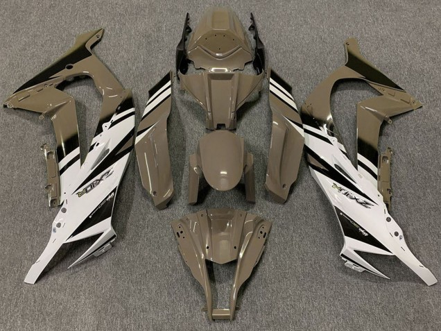 2011-2015 Brown White Black Kawasaki ZX10R Motorcycle Fairings Canada