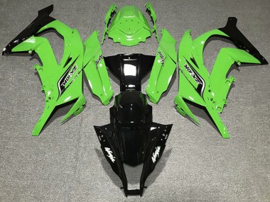 2011-2015 Green Glossy Black Kawasaki ZX10R Motorcycle Fairings Canada