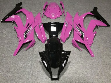2011-2015 Pink Glossy Black Kawasaki ZX10R Motorcycle Fairings Canada