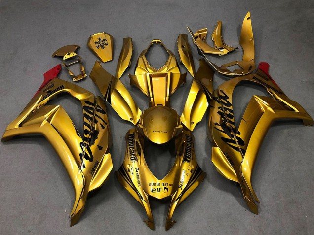 2016-2019 Gold Black Red Kawasaki ZX10R Motorcycle Fairings Canada