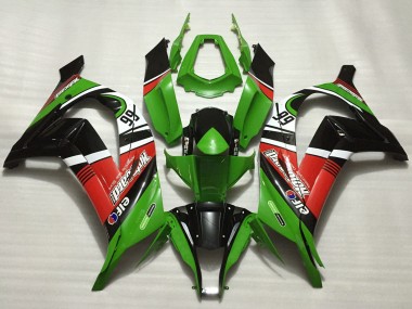 2011-2015 Green Red White Black Elf Motorcard 66 Kawasaki ZX10R Motorcycle Fairings Canada