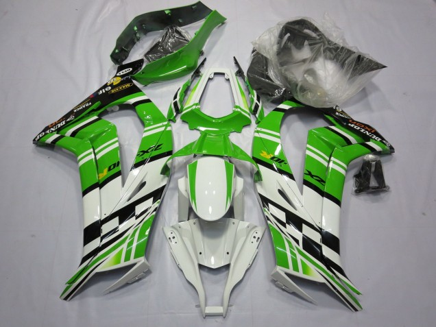 2011-2015 White Green Yellow Black Maxxis Dunlop Kawasaki ZX10R Motorcycle Fairing Canada
