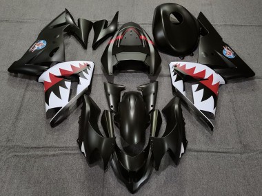 2004-2005 Matte Black Betty Bomber Kawasaki ZX10R Motorcycle Fairings Canada