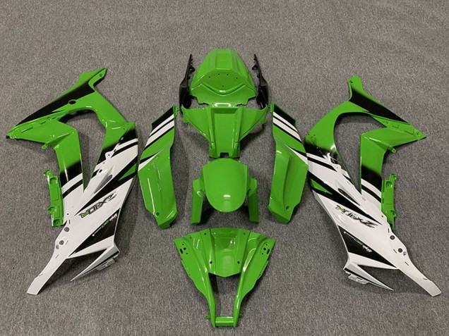 2011-2015 Green White Glossy Black OEM Style Kawasaki ZX10R Motorcycle Fairings Canada