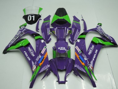 2011-2015 Purple Black Green Orange White Trick Star Eva Racing OEM Style Kawasaki ZX10R Motorcycle Fairings Canada