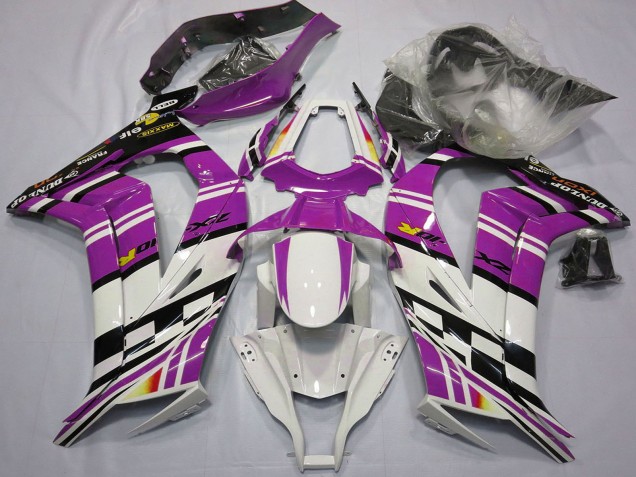 2011-2015 Purple Black White Yellow Kawasaki ZX10R Motorcycle Fairings Canada