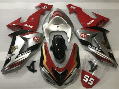 2006-2007 Red Silver Gold Black Kawasaki ZX10R Motorcycle Fairings Canada