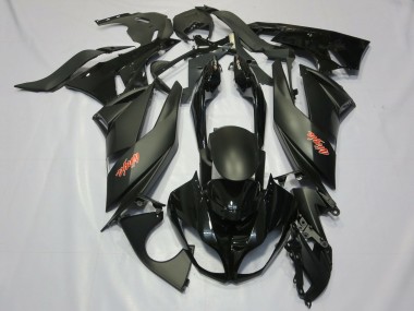 2009-2012 Matte Black Glossy Black Red Ninja Kawasaki ZX6R Motorcycle Fairings Canada
