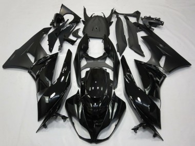2009-2012 Glossy Black Matte Black Kawasaki ZX6R Motorcycle Fairings Canada