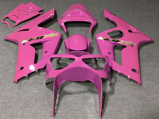 2003-2004 Pink Kawasaki ZX6R Motorcycle Fairings Canada
