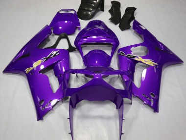 2003-2004 Purple Kawasaki ZX6R Motorcycle Fairings Canada