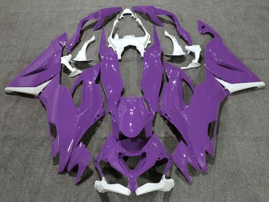 2019-2023 White Purple Kawasaki ZX6R Motorcycle Fairing Canada