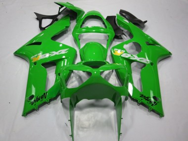 2003-2004 Green OEM Style Kawasaki ZX6R Motorcycle Fairings Canada