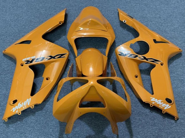 2003-2004 Orange Kawasaki ZX6R Motorcycle Fairings Canada