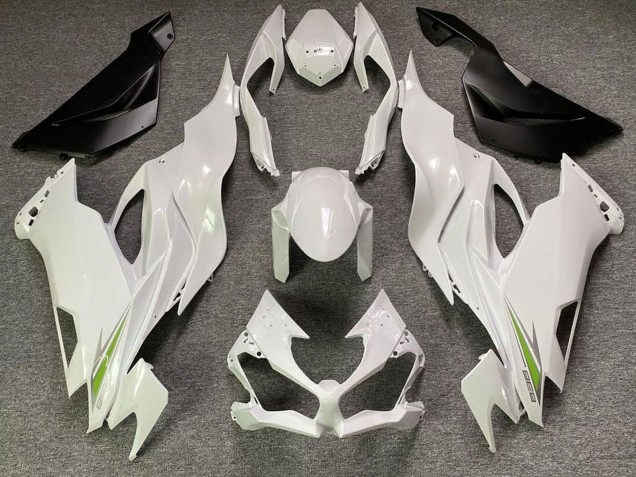 2019-2023 Pearl White Green Kawasaki ZX6R Motorcycle Fairings Canada