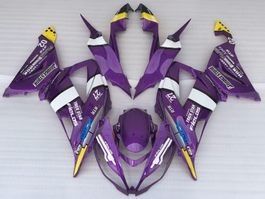 2013-2018 Purple Yellow White Blue Kawasaki ZX6R Motorcycle Fairings Canada