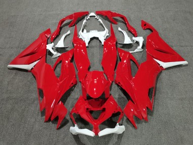 2019-2023 White Red Kawasaki ZX6R Motorcycle Fairings Canada