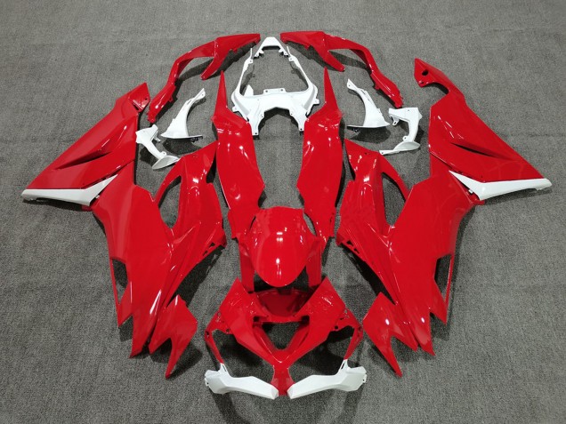 2019-2023 White Red Kawasaki ZX6R Motorcycle Fairings Canada