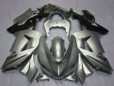 2003-2004 Silver Kawasaki ZX6R Motorcycle Fairings Canada