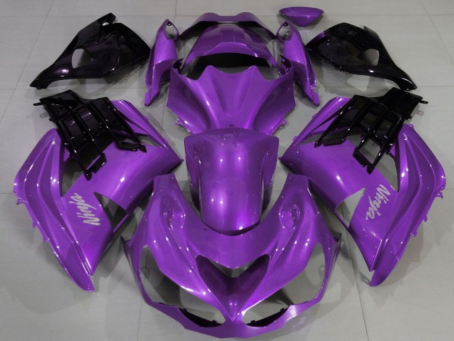 2012-2024 Purple Black Kawasaki ZX14R ZZR1400 Motorcycle Fairing Canada