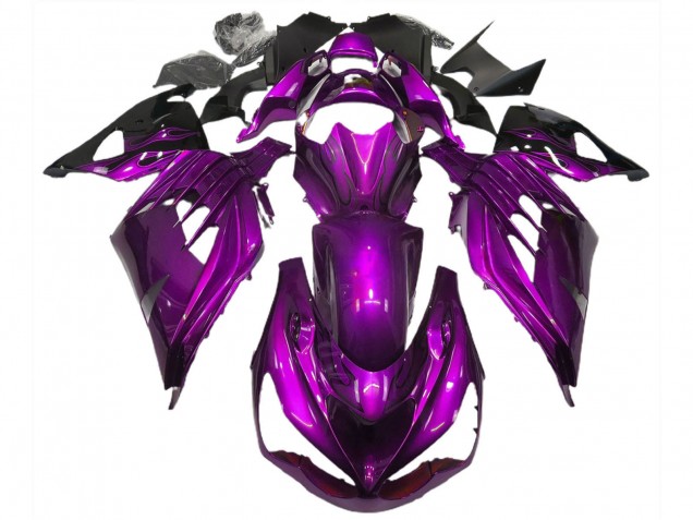 2012-2024 Purple Black Kawasaki ZX14R ZZR1400 Motorcycle Fairings Canada