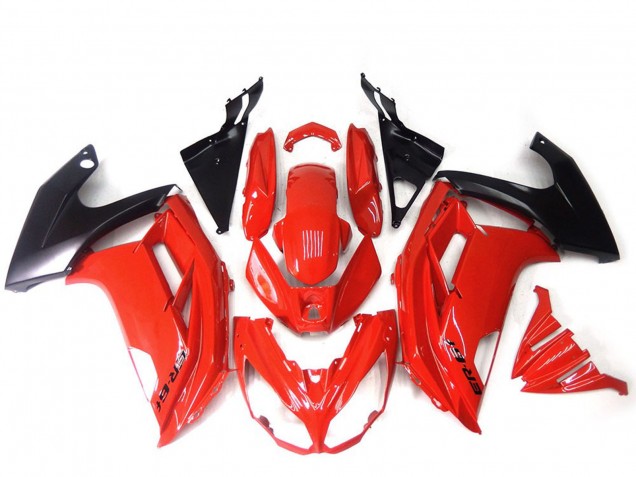 2012-2014 Red Glossy Black Kawasaki ER6F Motorcycle Fairings Canada