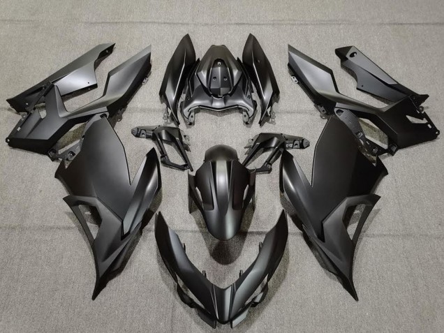 2018-2024 Matte Black Kawasaki Ninja 400 Motorcycle Fairings Canada