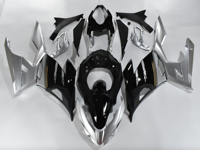 2018-2024 Silver Glossy Black Kawasaki Ninja 400 Motorcycle Fairings Canada