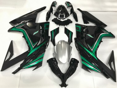 2013-2018 Glossy Black Emerald Green Kawasaki Ninja 300 Motorcycle Fairings Canada