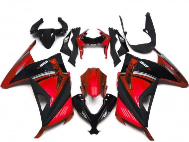 2013-2018 Red Black Kawasaki Ninja 300 Motorcycle Fairings Canada
