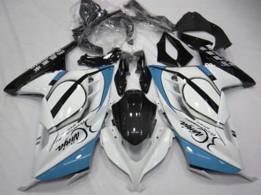 2013-2018 Glossy White Light Blue Black Kawasaki Ninja 300 Motorcycle Fairings Canada