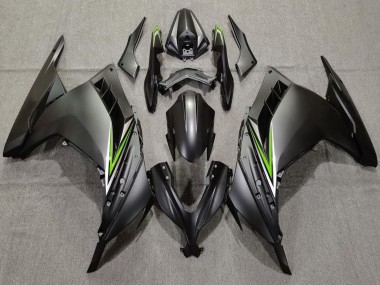 2013-2018 Matte Black Green Kawasaki Ninja 300 Motorcycle Fairings Canada