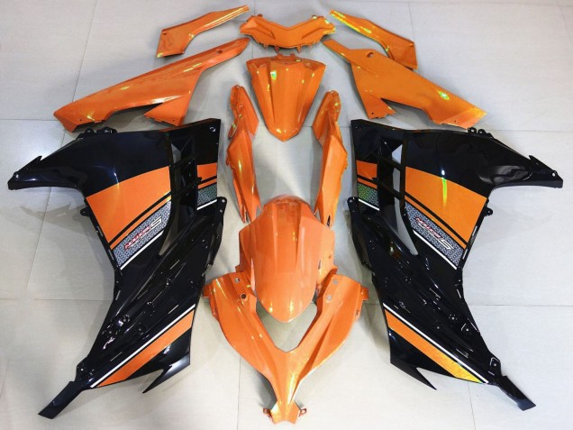 2013-2017 Orange Black Kawasaki Ninja 300 Motorcycle Fairings Canada