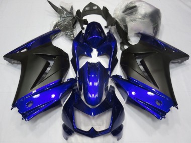 2008-2012 Blue Matte Black Kawasaki Ninja 250 Motorcycle Fairings Canada
