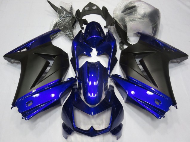 2008-2012 Blue Matte Black Kawasaki Ninja 250 Motorcycle Fairings Canada