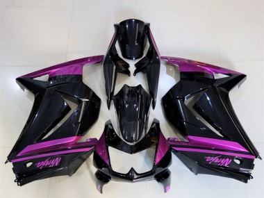 2008-2012 Glossy Black Purple Kawasaki Ninja 250 Motorcycle Fairings Canada