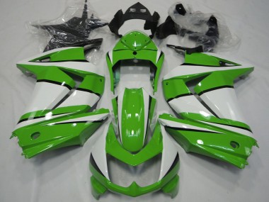 2008-2012 White Green Black Kawasaki Ninja 250 Motorcycle Fairings Canada